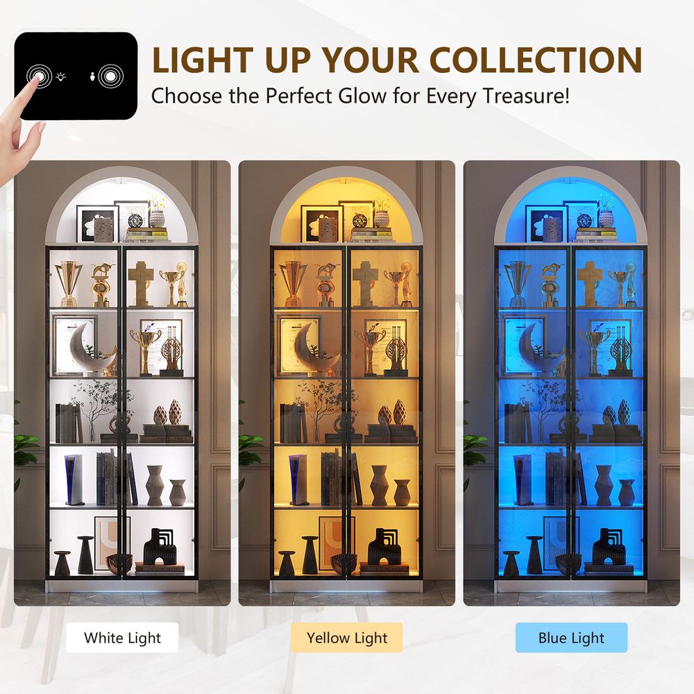 Vitrina con Puertas y Estantes - Storage reseña y precio