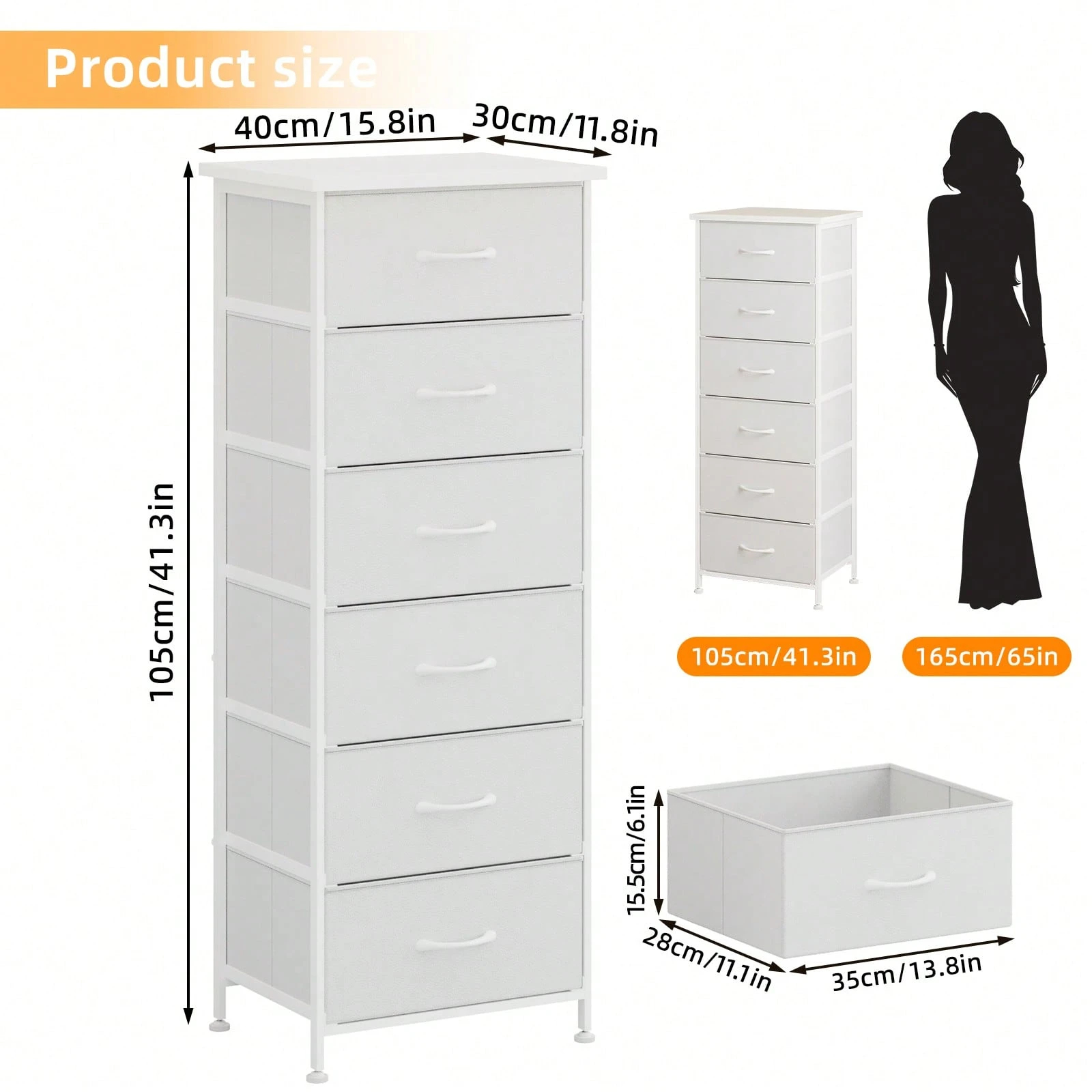 Mesa auxiliar Tomnk con 6 cajo - Bedroom Furniture reseña y precio