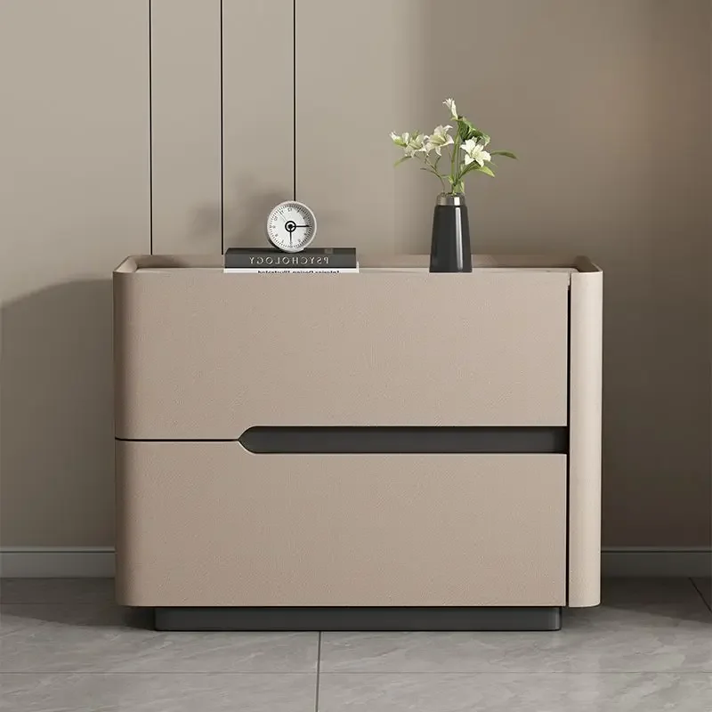 Mesita De Noche moderna nórdic - Solid Wood Nightstand 2 Drawers reseña y precio