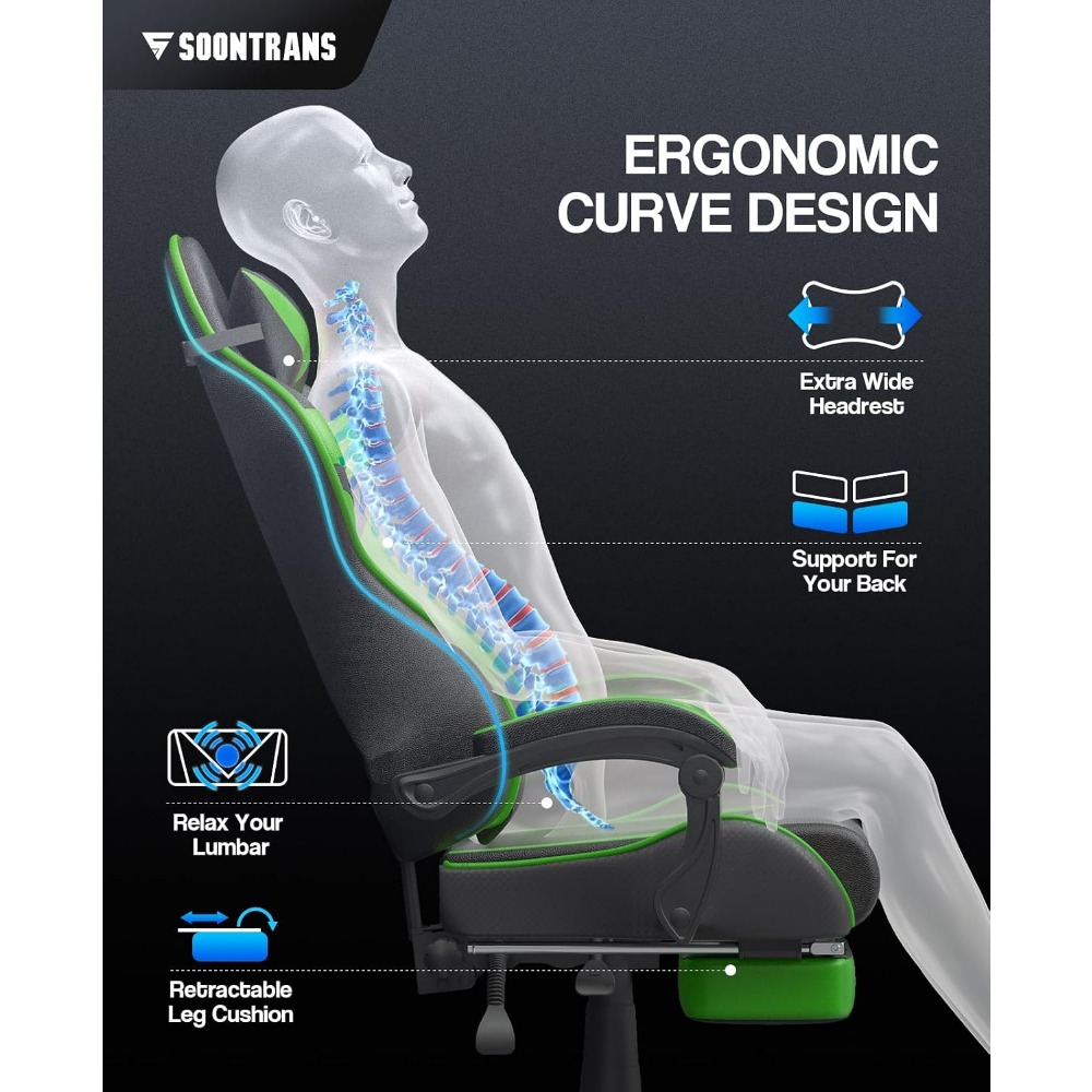 Silla de Juego Ergonómica con  - Sofas reseña y precio