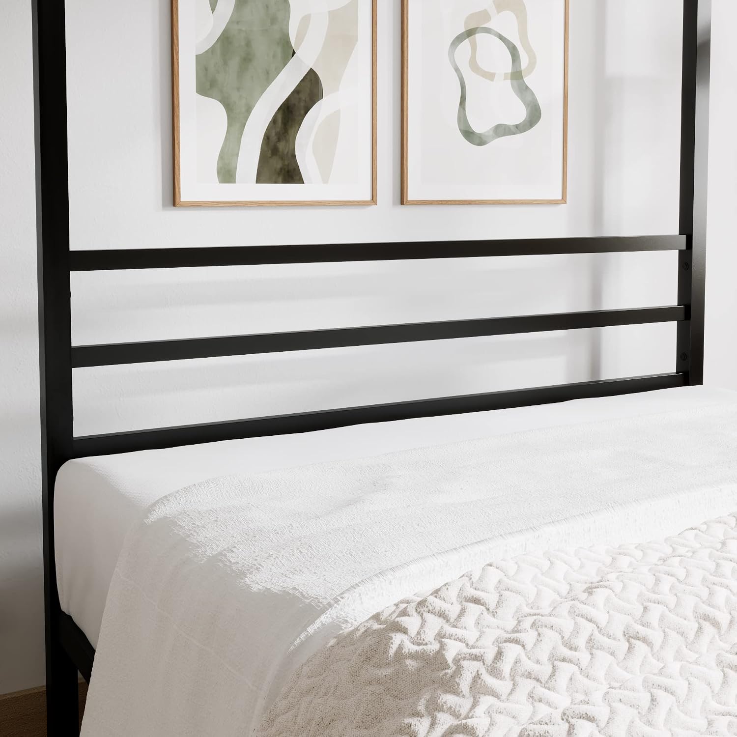 Base de Cama Queen con Estruct - Canopy Bed Frame Metal Queen reseña y precio