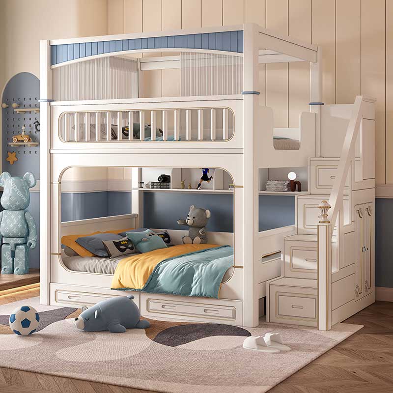 Juego de Muebles Modernos para - Bunk Bed With Stairs And Slide reseña y precio