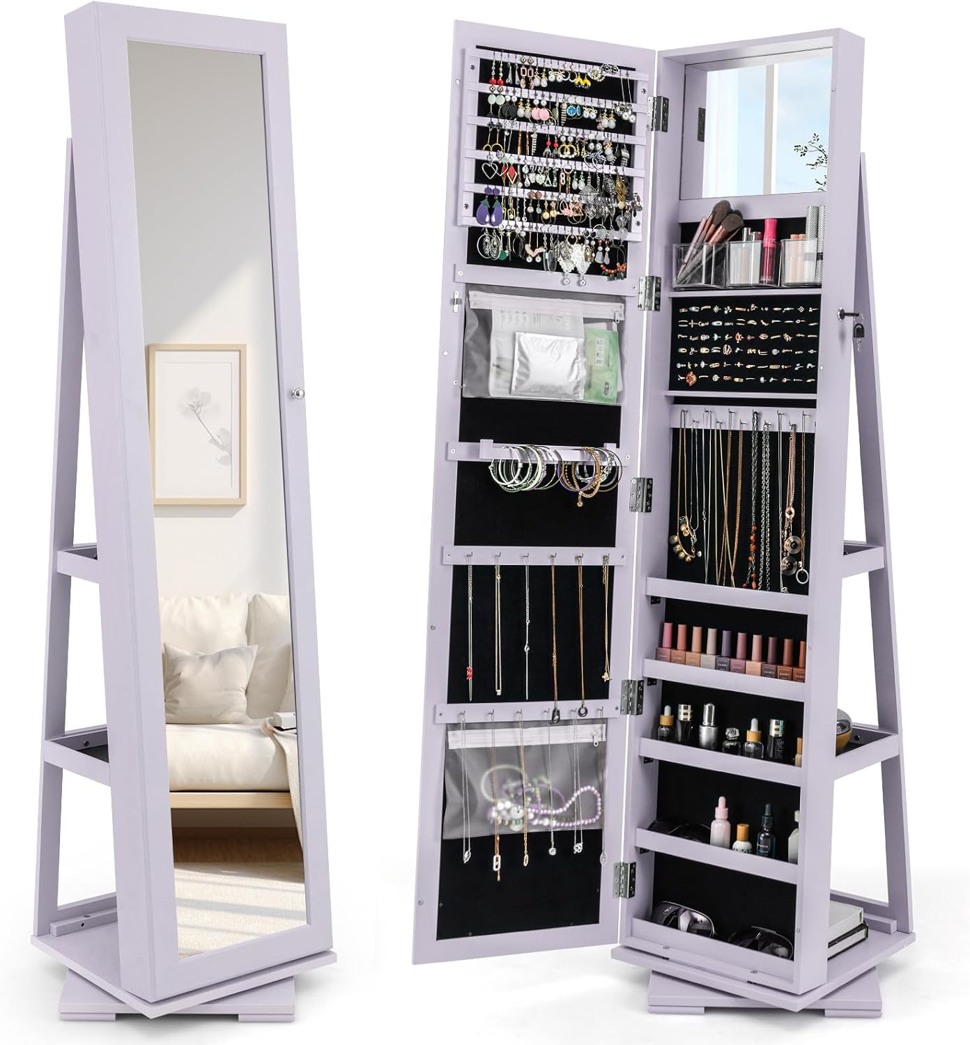 Armario Giratorio 360° para Jo - Full Length Mirror Jewelry Armoire reseña y precio