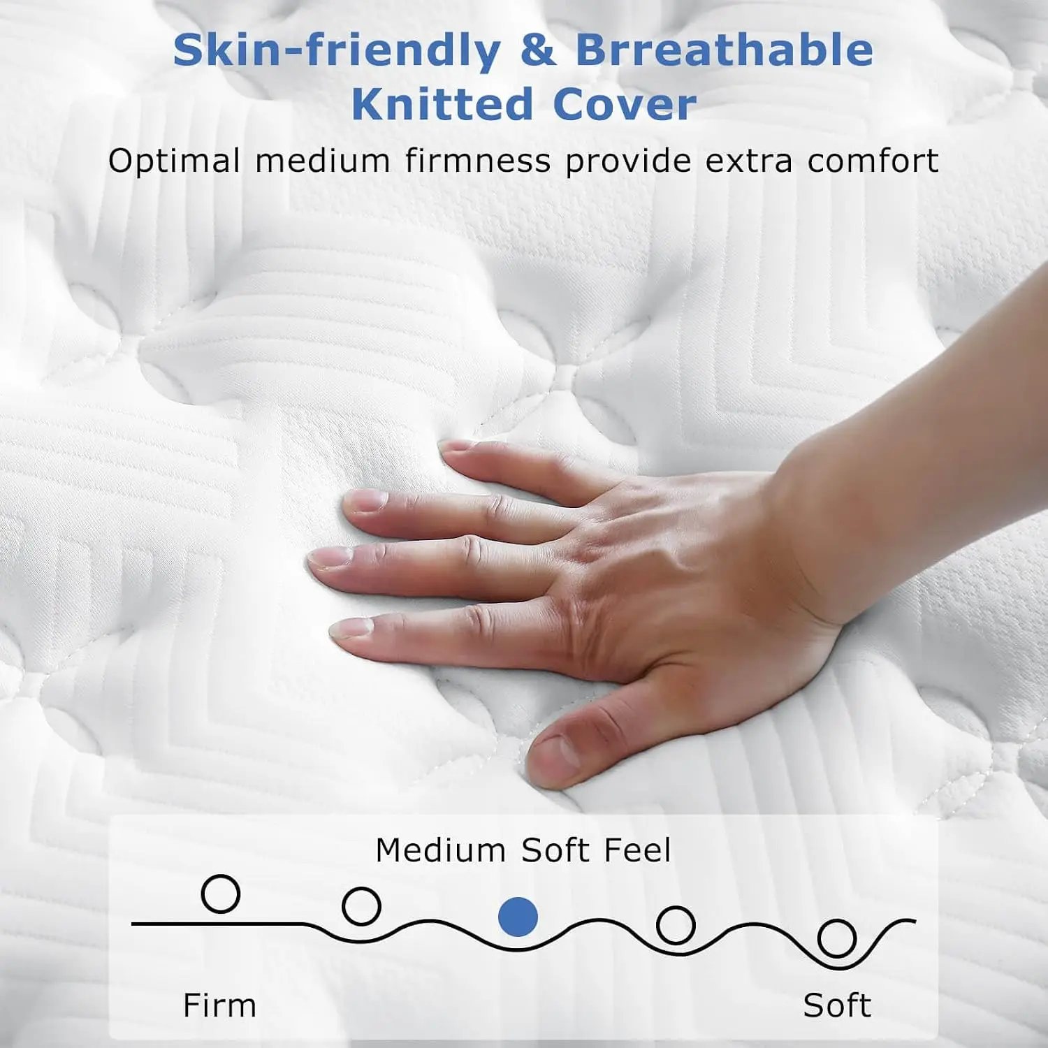 Colchón Queen, Híbrido de Firm - Memory Foam Mattress In A Box Queen reseña y precio