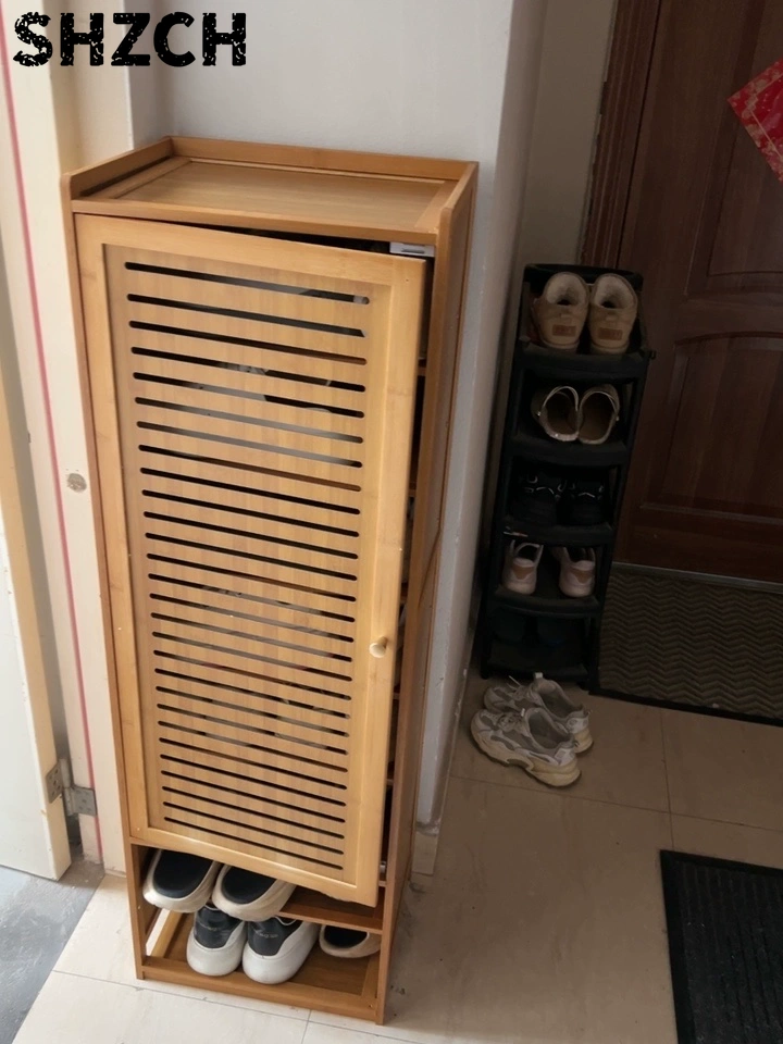Zapatero Pequeño y Estrecho co - Shoe Rack Cabinet Narrow Entryway reseña y precio