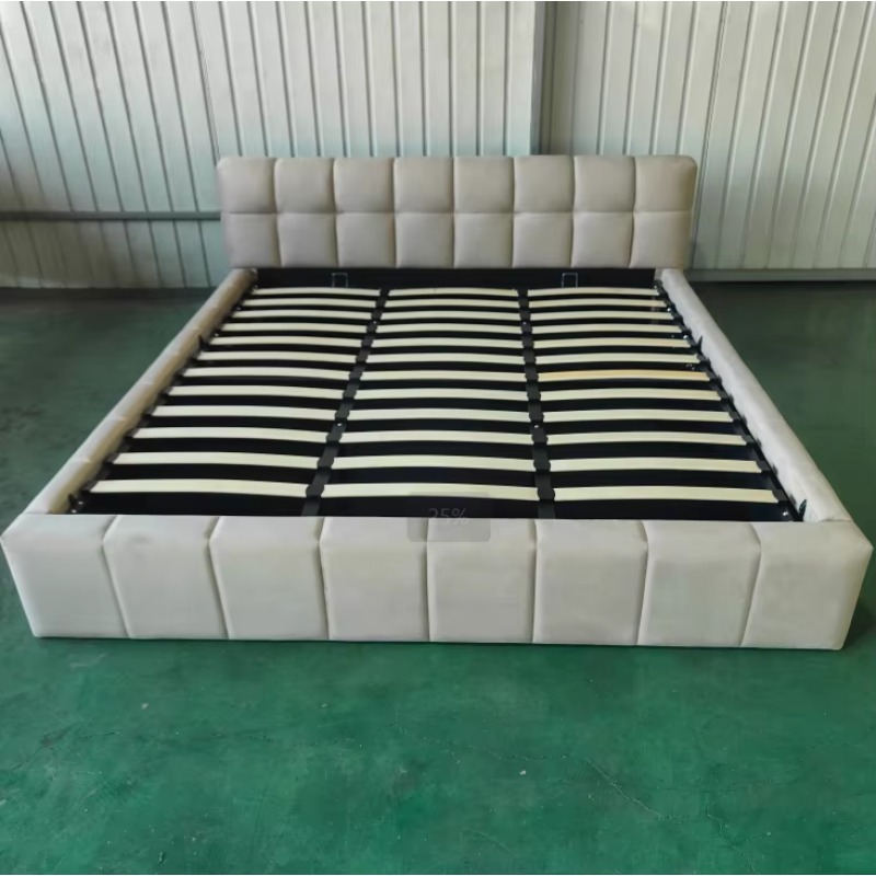 Cama Moderna Acolchada con Alm - Gas Lift Storage Bed Hydraulic reseña y precio