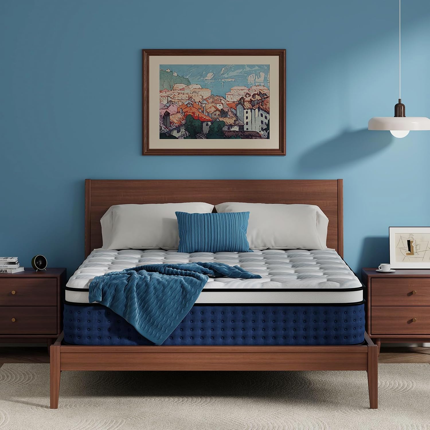 Colchón Híbrido Queen Size en  - Memory Foam Mattress In A Box Queen reseña y precio