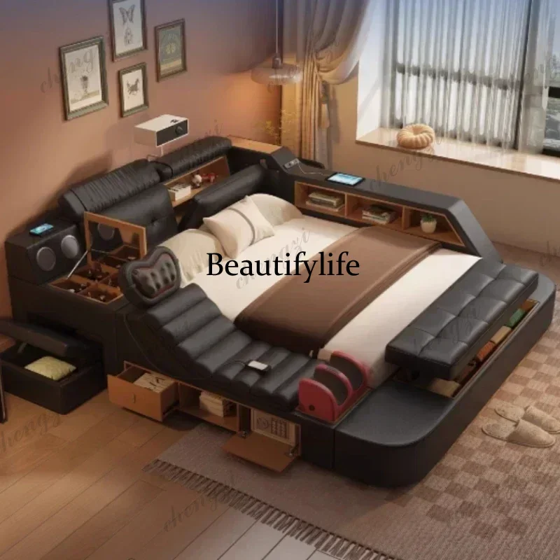 Cama Doble King Size Negra P3  - King Size Bed Frame With Storage Drawers reseña y precio
