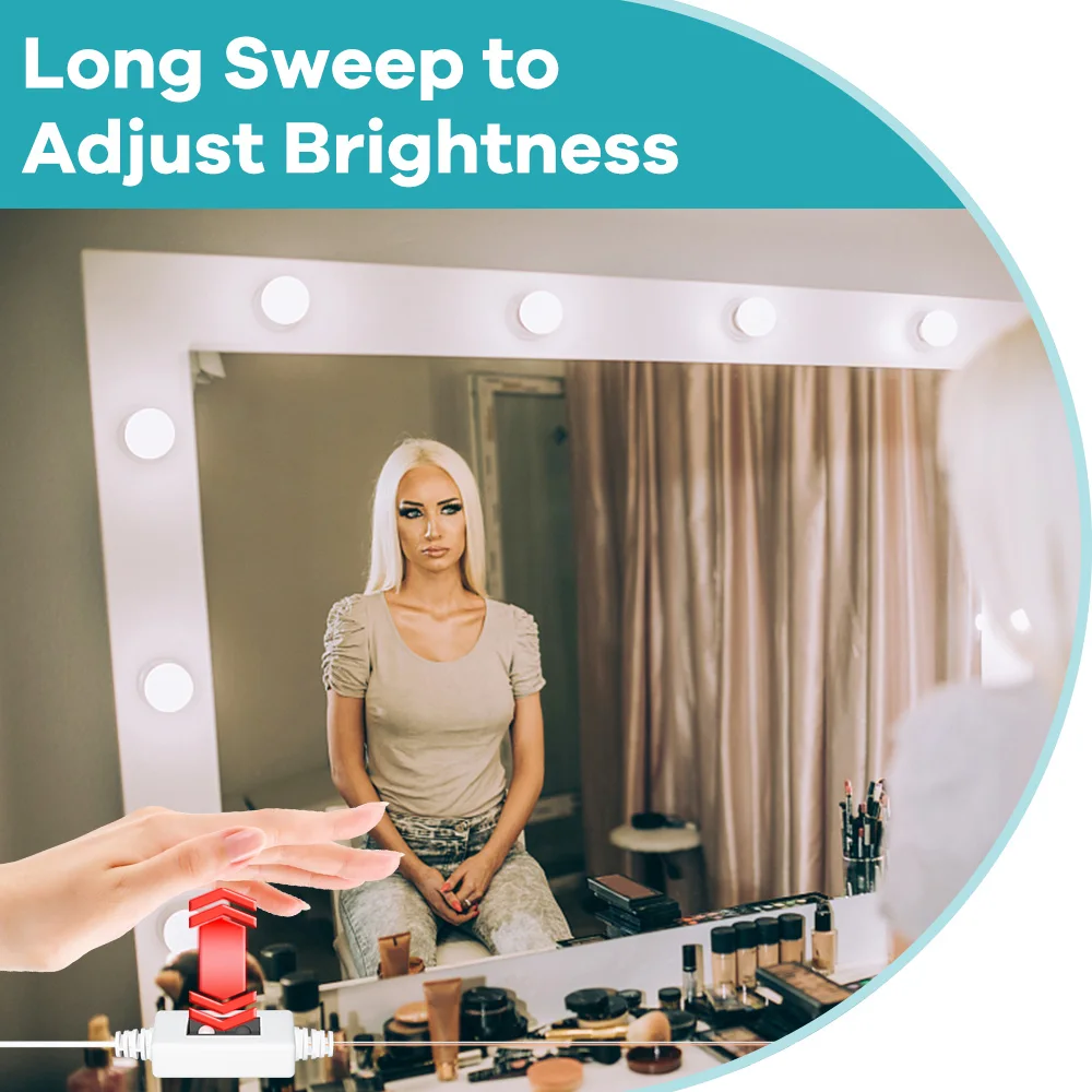 Luces LED de Maquillaje para M - Dressing Table Vanity With Lighted Mirror reseña y precio